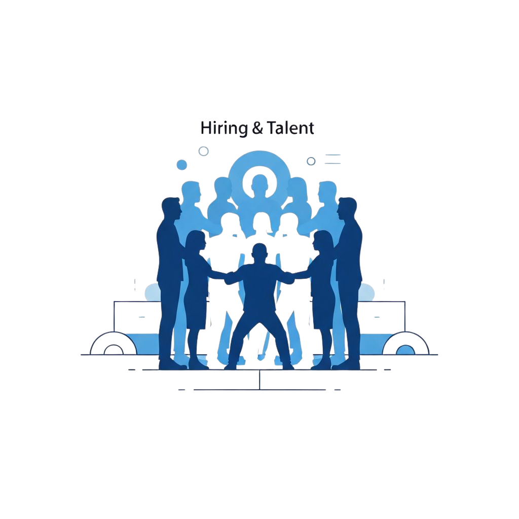 Building the right teams.